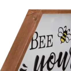 Northlight 16" Wooden Framed "Bee Yourself" Metal Sign Spring Wall Or Tabletop Decor -Safavieh Shop GUEST 4f7d62e0 9412 41c6 b38c 82f028b93108