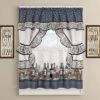 GoodGram French Chateau Complete Cottage Kitchen Curtain Set By GoodGram - 57 In. W X 24 In. L -Safavieh Shop GUEST 4fbc0d4c a9d6 4f53 95d5 44b2e90fa671