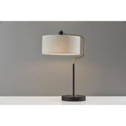 Jacob Table Lamp Black/Brass - Adesso -Safavieh Shop GUEST 50843996 5ac9 4941 8084 f896b587d462