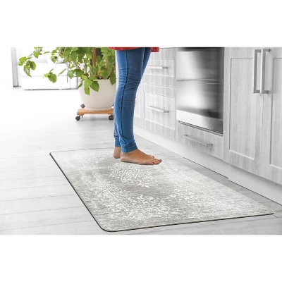 World Rug Gallery Distressed Traditional Vintage Design Anti Fatigue Standing Mat 10 World Rug Gallery Distressed Traditional Vintage Design Anti Fatigue Standing Mat - Image 8