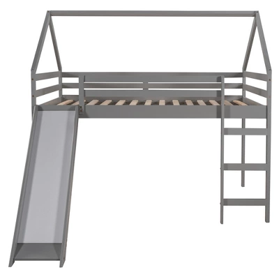 Full Size House Shape Loft Bed With Slides - ModernLuxe 6 Full Size House Shape Loft Bed With Slides - ModernLuxe - Image 4