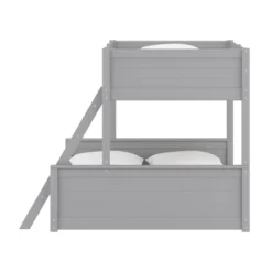 Twin Over Full Capri Wood Bunk Bed Gray - Hillsdale Furniture -Safavieh Shop GUEST 5554f9b7 99cc 4c4e 840c b21da6a8a53f