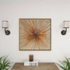 Canvas Starburst Radial Framed Wall Art With Gold Frame Brown - Olivia & May -Safavieh Shop GUEST 5df41759 9a35 4a2f 881c 763a86878312
