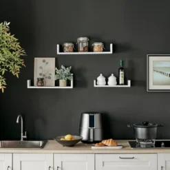 3pc Aalto U-Shaped Floating Wall Shelf Set - Danya B. -Safavieh Shop GUEST 605f52b8 193b 40e7 9508 3cffab8e1043