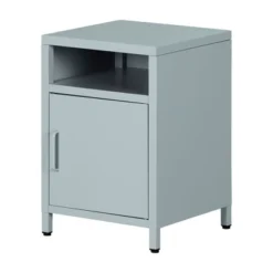 Sweedi Metal 1-Door Nightstand - South Shor -Safavieh Shop GUEST 60975de6 9cd1 486d b734 42d041679557