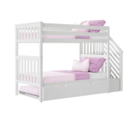 Max & Lily Twin Over Twin Staircase Bunk With Trundle -Safavieh Shop GUEST 60caf903 1dde 4f02 8be9 ad2e9604e110