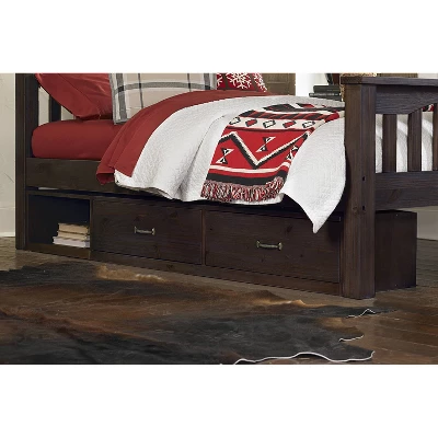 Twin Highlands Harper Panel Bed With Storage Espresso - Hillsdale Furniture 3 Twin Highlands Harper Panel Bed With Storage Espresso - Hillsdale Furniture