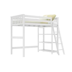 Max & Lily Twin-Size High Loft Bed With Bookcase -Safavieh Shop GUEST 640fd18f 1e71 4f49 b5d6 a387c46355f4