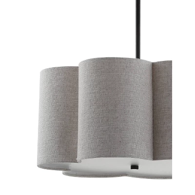 20" LED Adjustable Metal Pendant Oil Rubbed Bronze - Jonathan Y 5 20" LED Adjustable Metal Pendant Oil Rubbed Bronze - Jonathan Y - Image 3