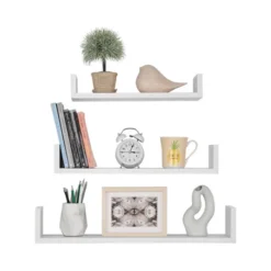 3pc Aalto U-Shaped Floating Wall Shelf Set - Danya B. -Safavieh Shop GUEST 651b5e09 0660 4687 b3b5 c5e24c99d9ce