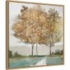 22" X 22" Golden Forest Shimmer By Isabelle Z Framed Canvas Wall Art Light Brown - Amanti Art -Safavieh Shop GUEST 658adf1d 8889 4d64 bceb 42e681508ce4