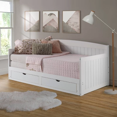 King Harmony Daybed With Conversion White - Alaterre Furniture 11 King Harmony Daybed With Conversion White - Alaterre Furniture - Image 9