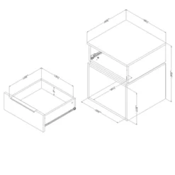 Hourra Nightstand - South Shore -Safavieh Shop GUEST 66aaf464 b9d0 45fe 9aa4 22adce36e7ce