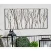 Metal Tree Distressed Dimensional Branch Wall Decor With Black Frame Silver - Olivia & May -Safavieh Shop GUEST 68dca260 b786 4ab9 97fe 6954c34dc855
