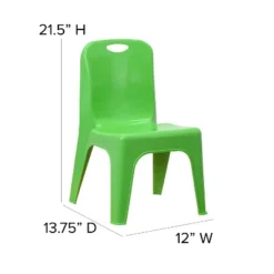 Emma And Oliver 2 Pack Plastic Stackable School Chair With Carrying Handle And 11"H Seat -Safavieh Shop GUEST 6915dc65 f500 4fb2 b26b da0bc4d5c0b7