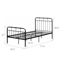 Vito Metal Complete Bed Pure Black - South Shore 17 Vito Metal Complete Bed Pure Black - South Shore -Safavieh Shop GUEST 69297d18 e824 49f6 b159 de284ec1880b