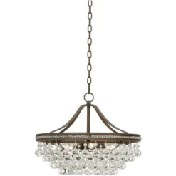 Vienna Full Spectrum Wohlfurst Bronze Pendant Chandelier 20 1/4" Wide Clear Crystal 5-Light Fixture For Dining Room House Foyer Kitchen Island Bedroom -Safavieh Shop GUEST 6993414d 623f 4741 a8b7 01387c21e94f