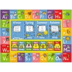KC CUBS Boy & Girl Kids ABC Alphabet, Seasons, Months & Days Educational Learning & Fun Game Play Nursery Bedroom Classroom Rug Carpet 21 KC CUBS Boy & Girl Kids ABC Alphabet, Seasons, Months & Days Educational Learning & Fun Game Play Nursery Bedroom Classroom Rug Carpet -Safavieh Shop GUEST 6a2ef488 acec 4e67 9dfb 889f3c66de4a