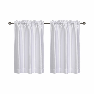 Kate Aurora Parisian Living Complete 3 Piece Lightweight Sheer Cafe Kitchen Curtain Tier & Valance Set 7 Kate Aurora Parisian Living Complete 3 Piece Lightweight Sheer Cafe Kitchen Curtain Tier & Valance Set - Image 5