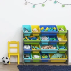 Kids' Super-Size Toy Organizer Elements Collection Gray - Humble Crew -Safavieh Shop GUEST 6b8ca1b7 700a 477a bc56 0f7717cc5976