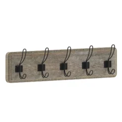 Merrick Lane 24 Inch Wall Mount Pine Wood Storage Rack With 5 Hanging Hooks, Entryway, Kitchen, Bathroom 27 Merrick Lane 24 Inch Wall Mount Pine Wood Storage Rack With 5 Hanging Hooks, Entryway, Kitchen, Bathroom -Safavieh Shop GUEST 6bac2cde d84a 48e3 9e3a c84e7c6c38b9