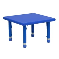 Emma And Oliver 24" Square Plastic Height Adjustable Activity Table -Safavieh Shop GUEST 6c26c306 5d15 4460 b9f7 5f6747a07da3