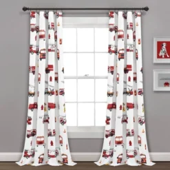 52"x84" Make A Wish Fire Truck Window Curtain Panels Set - Lush Décor 14 52"x84" Make A Wish Fire Truck Window Curtain Panels Set - Lush Décor -Safavieh Shop GUEST 6dc490c9 2f04 469a ab59 d1d82ff9cf2f