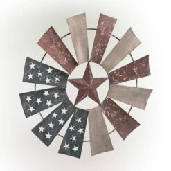 Patriotic Windmill Metal Wall Decor - Alpine Corporation -Safavieh Shop GUEST 6e5c6a41 2eb7 4edc b408 9b914dc39e15