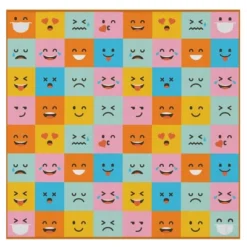 Deerlux 6 Ft. Social Distancing Colorful Kids Classroom Seating Area Rug, Emoji Mask Design -Safavieh Shop GUEST 6e9cb42f 4e13 4946 8f95 afde2f2f0fed