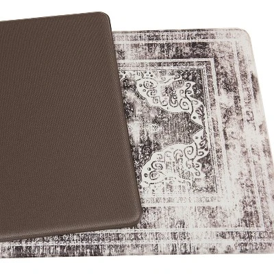 World Rug Gallery Distressed Traditional Anti-Fatigue Standing Mat 5 World Rug Gallery Distressed Traditional Anti-Fatigue Standing Mat - Image 3