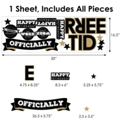 Big Dot Of Happiness Happy Retirement - Peel And Stick Retirement Party Decoration - Wall Decals Backdrop 11 Big Dot Of Happiness Happy Retirement - Peel And Stick Retirement Party Decoration - Wall Decals Backdrop -Safavieh Shop GUEST 6fd22d23 a2a1 411c 8896 add3d21e6770