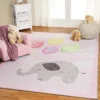Nursery Elephant Colorful Kids Playroom Indoor Area Rug By Blue Nile Mills -Safavieh Shop GUEST 705c7a8d e445 41db ab59 9b10370529d2
