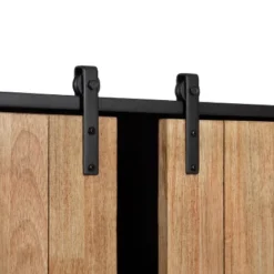 30" X 7.25" X 27.5" Samuels Decorative Wood And Metal Wall Cabinet Charcoal/Rustic Brown - Kate & Laurel All Things Decor -Safavieh Shop GUEST 70676322 289e 49a4 a2b8 61e6a1b742c3