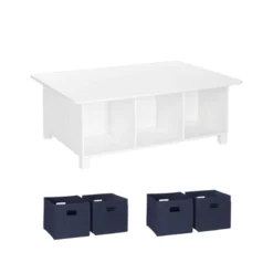 5pc Kids' Activity Table Set With 4 Bins - RiverRidge Home -Safavieh Shop GUEST 713577cd e797 4e2e 857f ace5f49cbde7