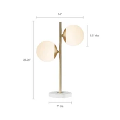 Holloway Table Lamp White/Gold -Safavieh Shop GUEST 749b0017 2ecd 42a0 b742 c72667d0fc02