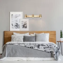 Dale 3-Light Matte Brass Plug-In Track Lighting - Globe Electric -Safavieh Shop GUEST 74f4f506 ffce 48d9 b8b6 4414a080ee5c