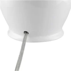 360 Lighting Jane Modern Table Lamps 25" High Set Of 2 White Ceramic Fabric Drum Shade For Bedroom Living Room House Bedside Nightstand Office Family -Safavieh Shop GUEST 75aac0d0 e1d8 4287 9a04 4dc21f26f27d