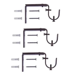 Kenney Hailey 1" Premium Decorative Window Curtain Rod