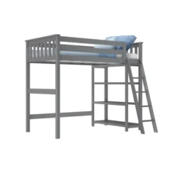 Max & Lily Twin-Size High Loft Bed With Bookcase -Safavieh Shop GUEST 76dc61d8 0e9f 4e26 a482 13e2c2d1f344