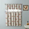 Kate Aurora Country Farmhouse Red Rooster Barn 3 Piece Kitchen Curtain Tier & Valance Set - 56 In. W X 36 In. L -Safavieh Shop GUEST 7719253f 3386 4595 80fc 55faec7b3967