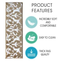 Sussexhome Floral Collection Anti-Slip Carpet Stair Treads, 9" X 28" -Safavieh Shop GUEST 78c9abe3 d650 4350 b3ec 1c3dcb0b160f