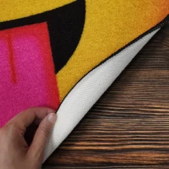 Deerlux Emoji Style Round Funny Smiley Face Kids Area Rug, Grinning Emoji Rug 11 Deerlux Emoji Style Round Funny Smiley Face Kids Area Rug, Grinning Emoji Rug -Safavieh Shop GUEST 78f75c00 4756 4674 9b18 52e1fd12e766