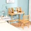 Costway Bamboo Kids Study Desk And Chair Set Height Adjustable Home School W/ Bookshelf -Safavieh Shop GUEST 79851a69 1fbe 4c86 8e48 745b5009f175