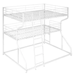 Full XL Over Twin XL Over Queen Size Metal Triple Bunk Bed With Ladder-ModernLuxe -Safavieh Shop GUEST 7b9307f2 a486 42ac 93ae 923db6363d39