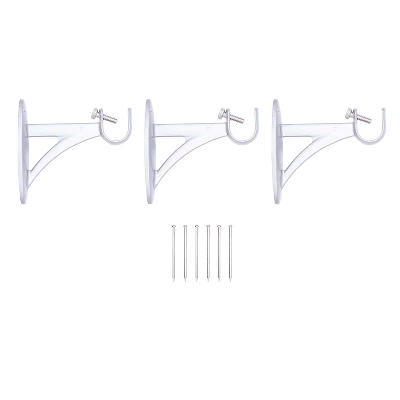 Kenney Fast Fit Easy Install Buchanan 5/8" Decorative Window Double Curtain Rod 3 Kenney Fast Fit Easy Install Buchanan 5/8" Decorative Window Double Curtain Rod