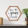 Northlight 16" Wooden Framed "Bee Yourself" Metal Sign Spring Wall Or Tabletop Decor -Safavieh Shop GUEST 7e827f26 660c 4fcf 92bc 11147445d8b8