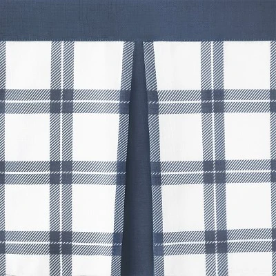 Kate Aurora Windowpane Plaid Country Farmhouse Kitchen Curtain Tier & Valance 4 Kate Aurora Windowpane Plaid Country Farmhouse Kitchen Curtain Tier & Valance - Image 2