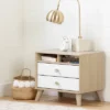 Yodi 2 Drawer Nightstand Soft Elm/White - South Shore -Safavieh Shop GUEST 8077fe67 b550 409f bebe 817b1c9a1820