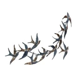 27" X 52" Metal Bird Flying Flock Of Wall Decor Blue - Olivia & May -Safavieh Shop GUEST 812995fe 9c5d 4a37 a6ef f993c4ed43eb