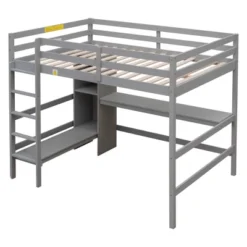 Full Size Loft Bed With Multifunction Shelves And Under-Bed Desk - ModernLuxe 17 Full Size Loft Bed With Multifunction Shelves And Under-Bed Desk - ModernLuxe -Safavieh Shop GUEST 81e1b336 5d2b 48c5 b492 2f24e7e37804